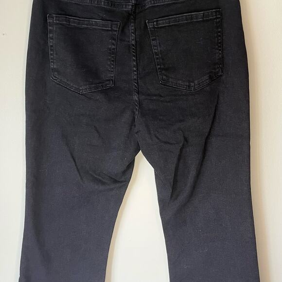 NWT! Ava & Viv Black High Rise Ankle Bootcut Jean Size 14W R - Picture 9 of 11